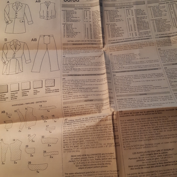 Burda Victorian Era Men's Costume Sewing Pattern 2767 - Picture 3 of 5